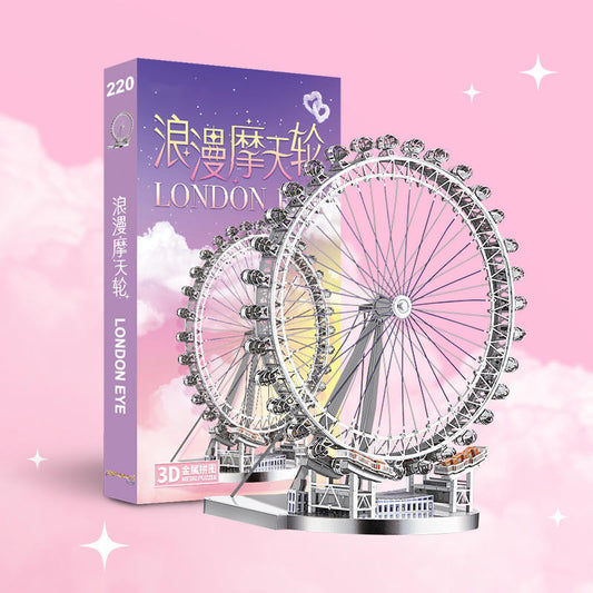 Three-dimensional 3D Model Of The Cool Tengwangge Ferris Wheel Puzzle